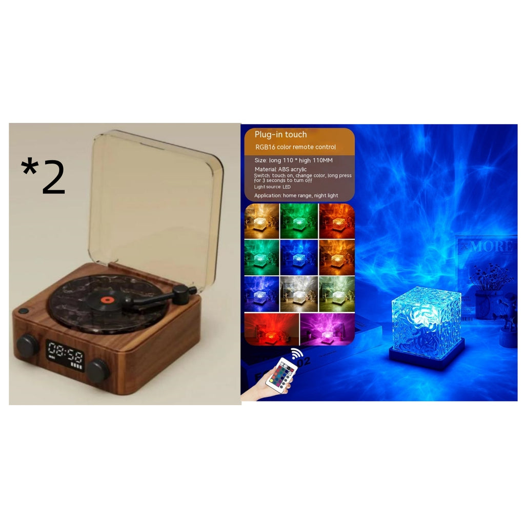 Retro Turntable Speaker Wireless