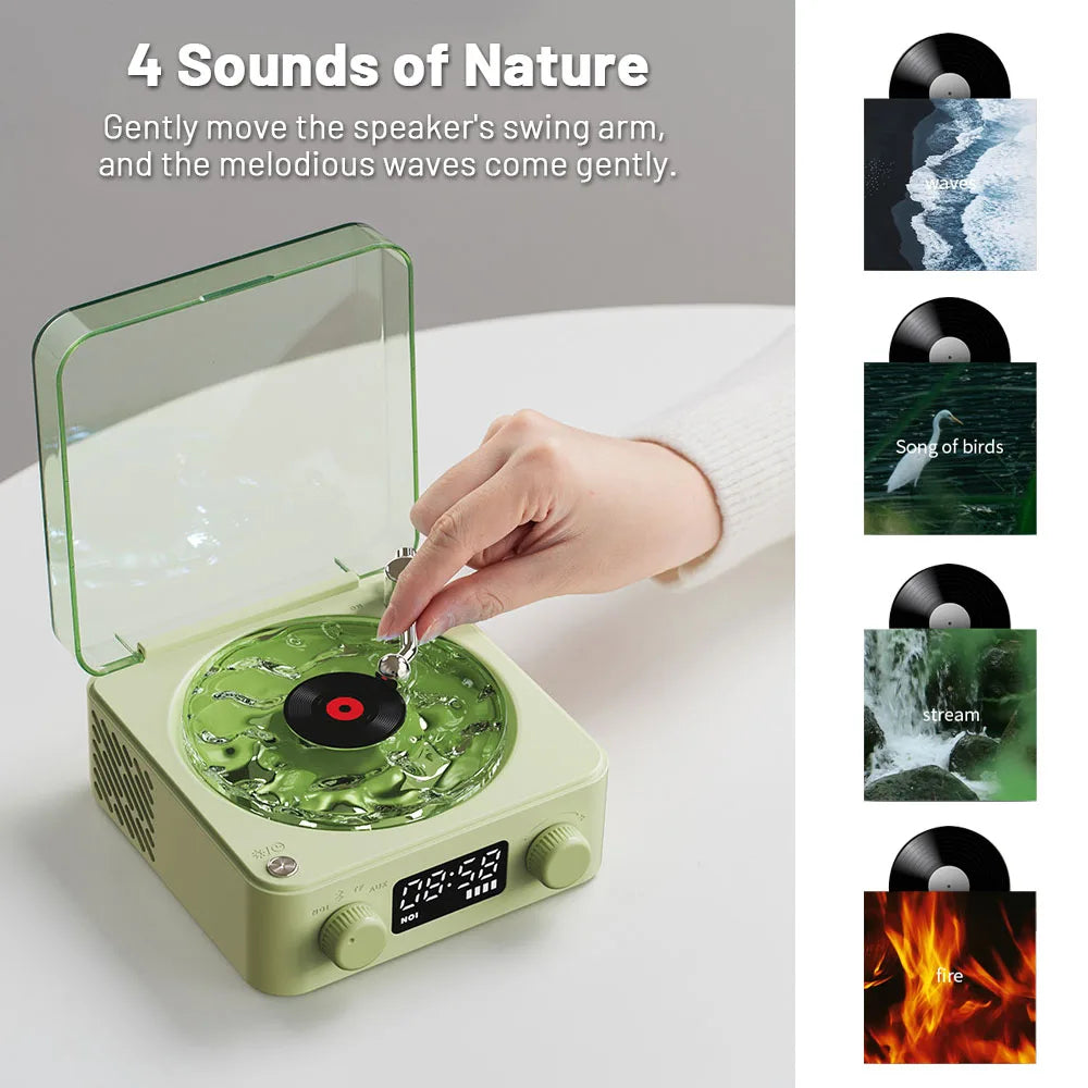 Retro Turntable Speaker Wireless