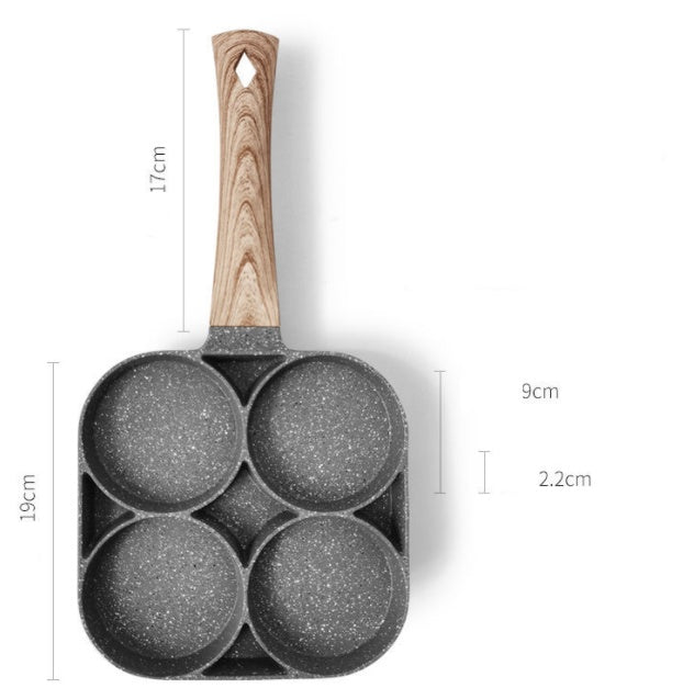 Multi Functional 4 Hole Frying Pan