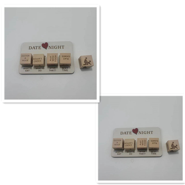 Wooden Date Night Dice