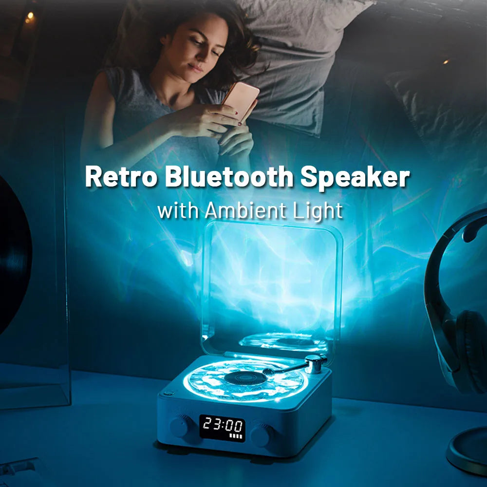 Retro Turntable Speaker Wireless