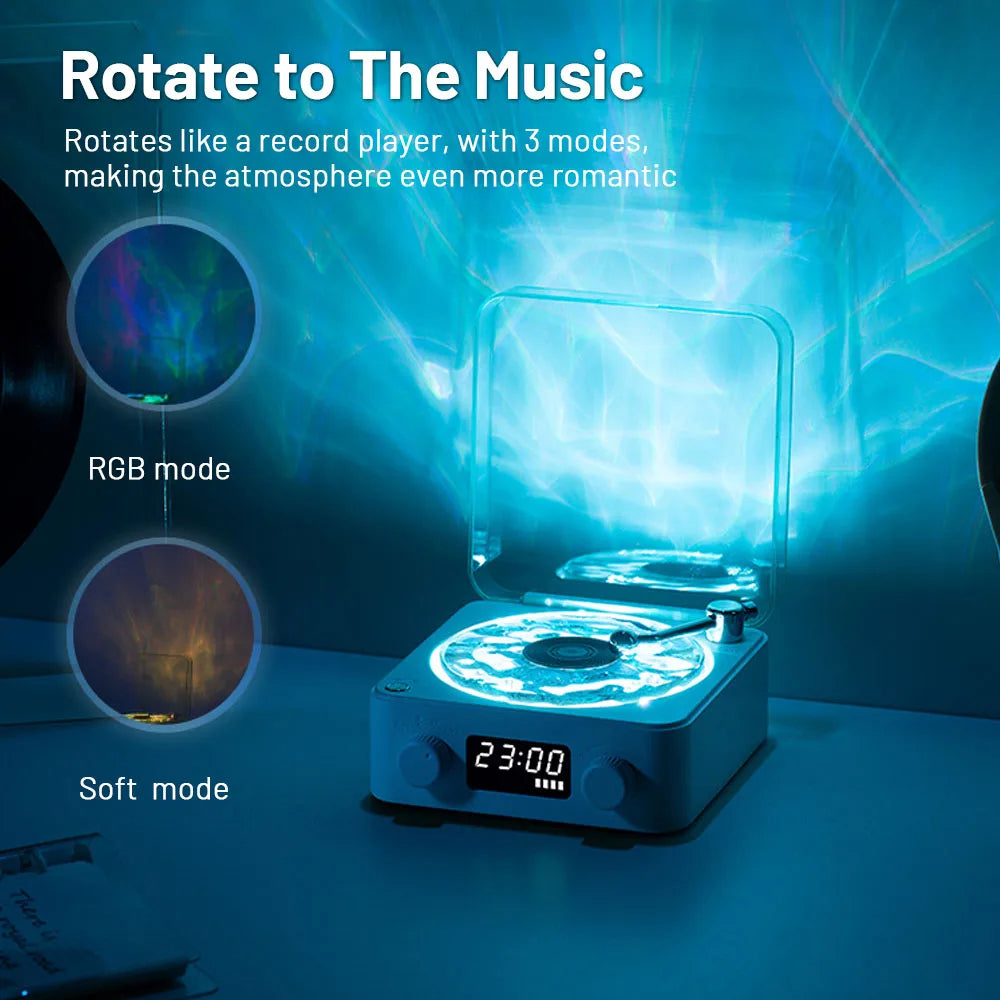 Retro Turntable Speaker Wireless