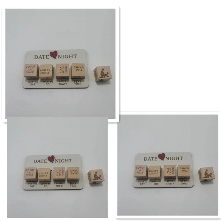 Wooden Date Night Dice